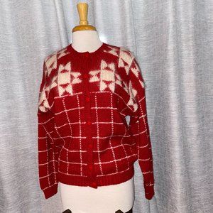 Studio Michelle Stuart Red Sweater  Size Small